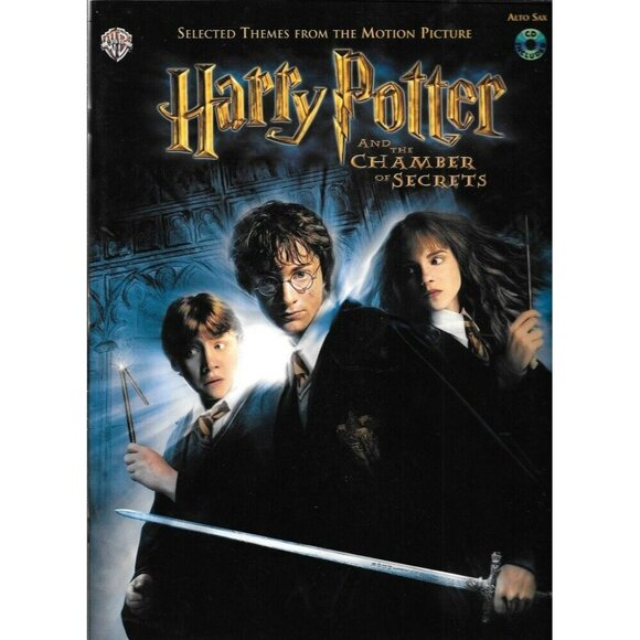Harry Potter Chamber of Secrets Auto Sax Songbook including  New CD - 30045pbaze - Picture 1 of 2